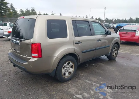 2011 Honda Pilot Lx from USA, damaged, VIN 5FNYF4H25BB033319